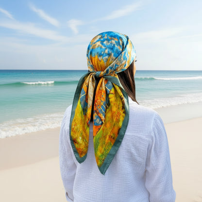 Le Carré — Foulard en Soie à Nouer
